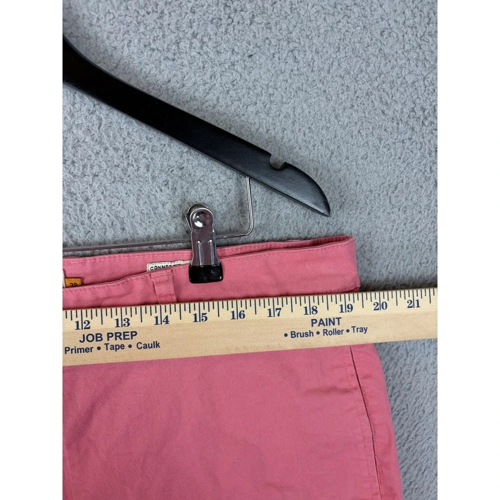 Tailor Vintage Greenwich Chino Shorts Mens 38 Pink Stretch 9 Inseam Casual Golf